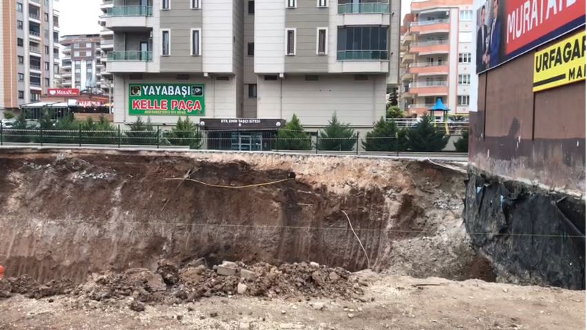 Doğal gaz borusu delindi, mahallede panik yaşandı
