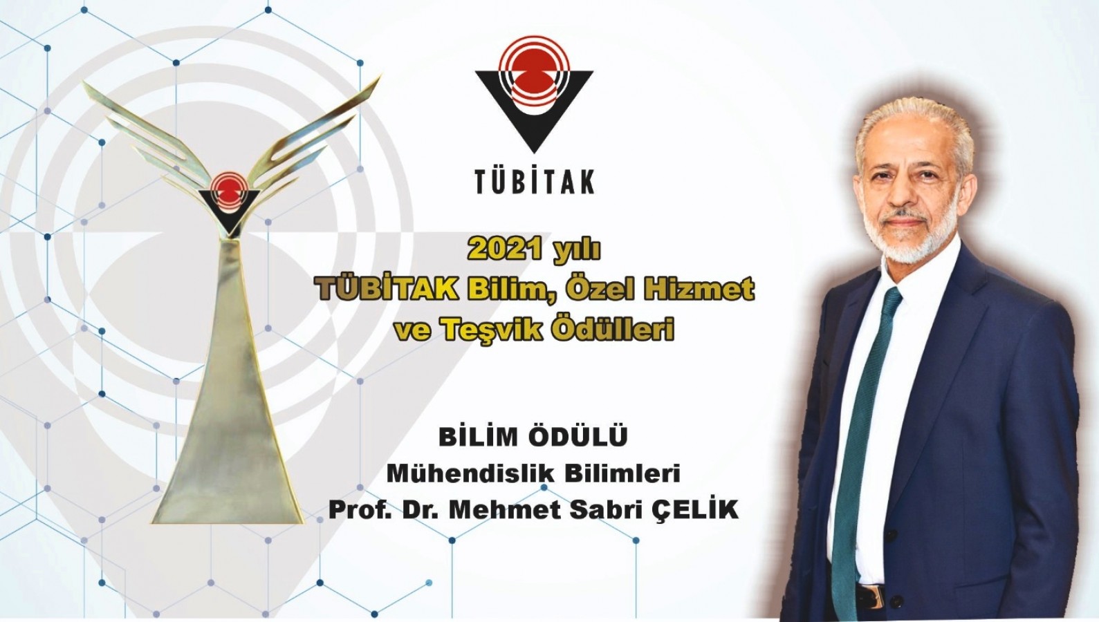 Saygın bilim ödülüne layık görüldü