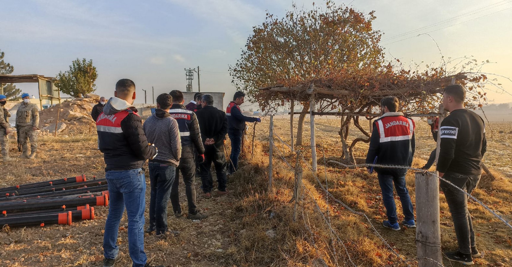 Bahçede gömülü halde bulundu!
