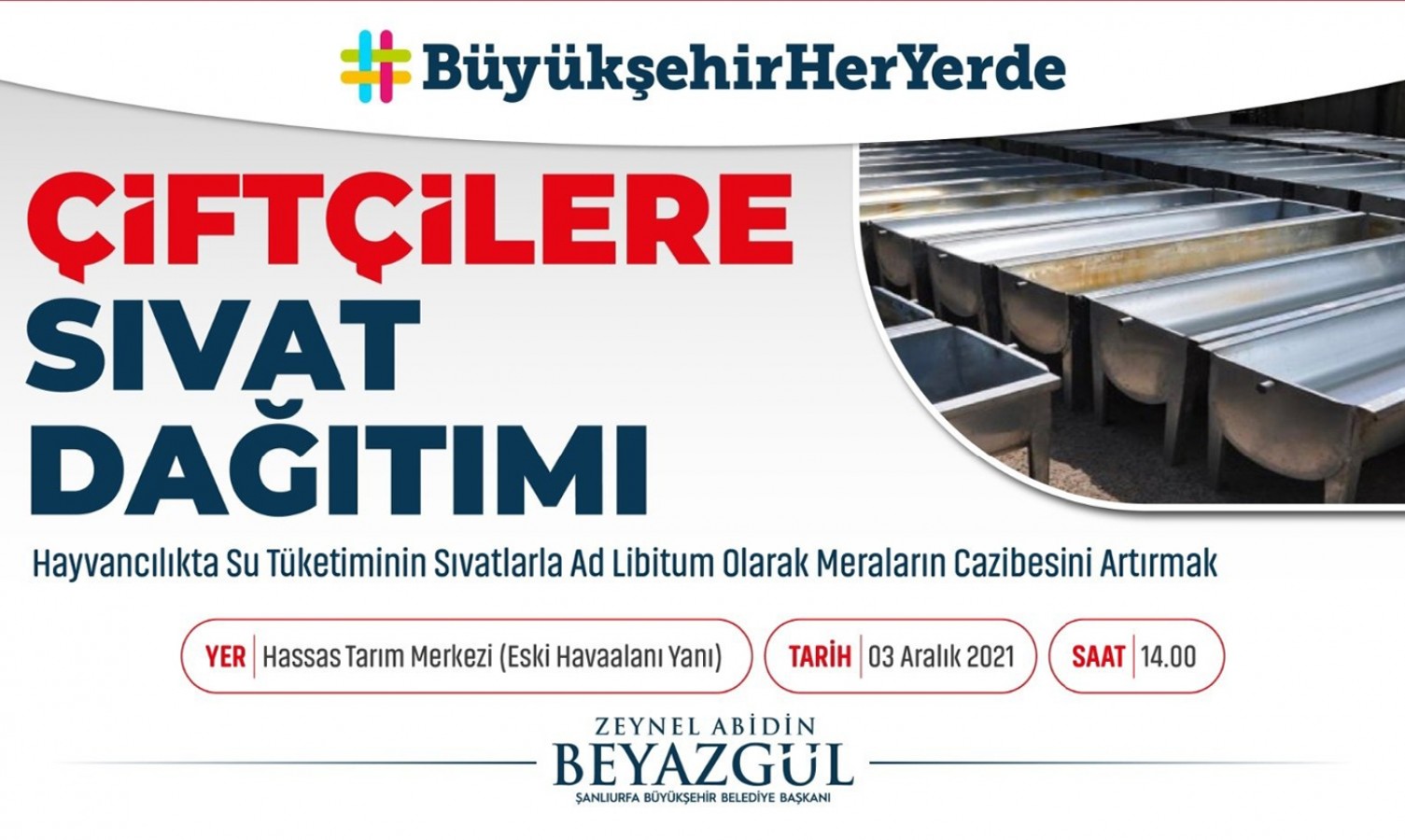 Urfa’da çiftçilere dağıtım yapılacak