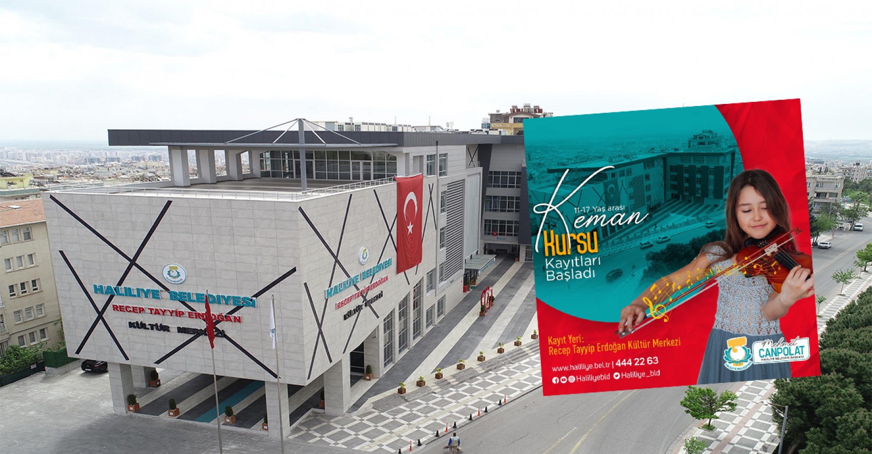 Haliliye Belediyesi'nin keman kursuna kayıtlar başladı