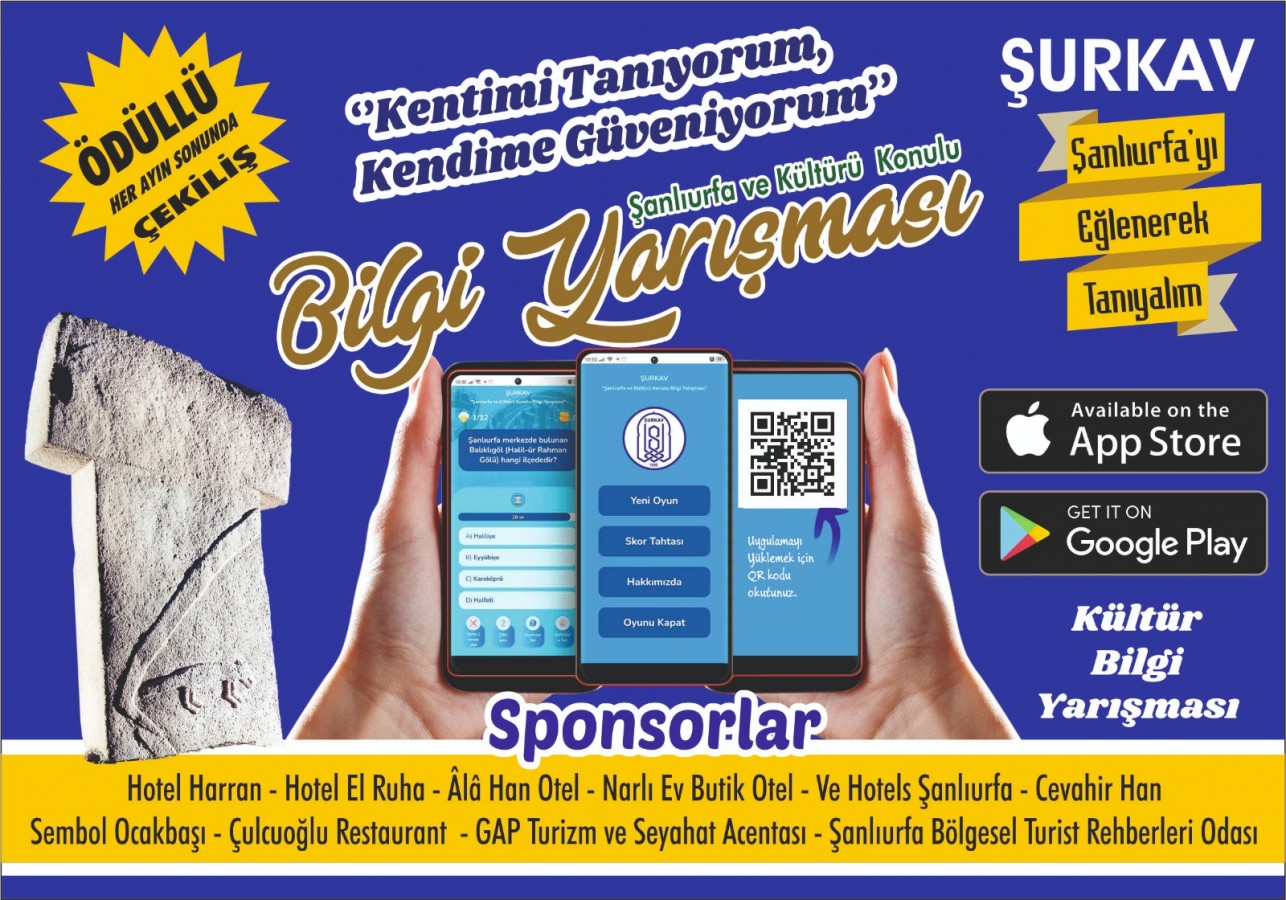 ŞURKAV’ın mobil bilgi yarışması kasım talihlileri belli oldu
