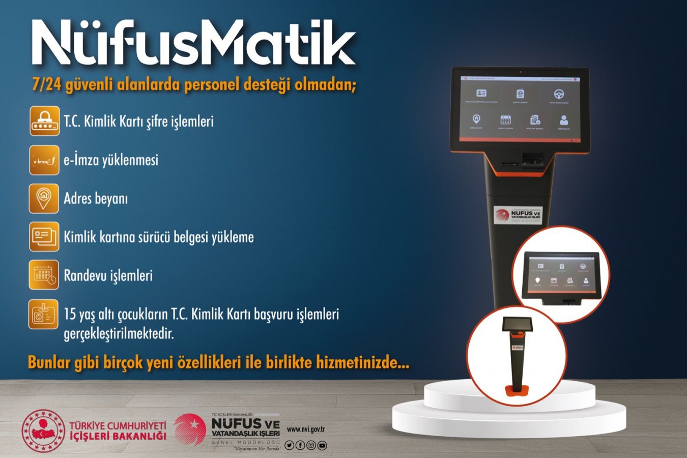Urfa'da Nüfusmatik'ler yakında hizmete giriyor