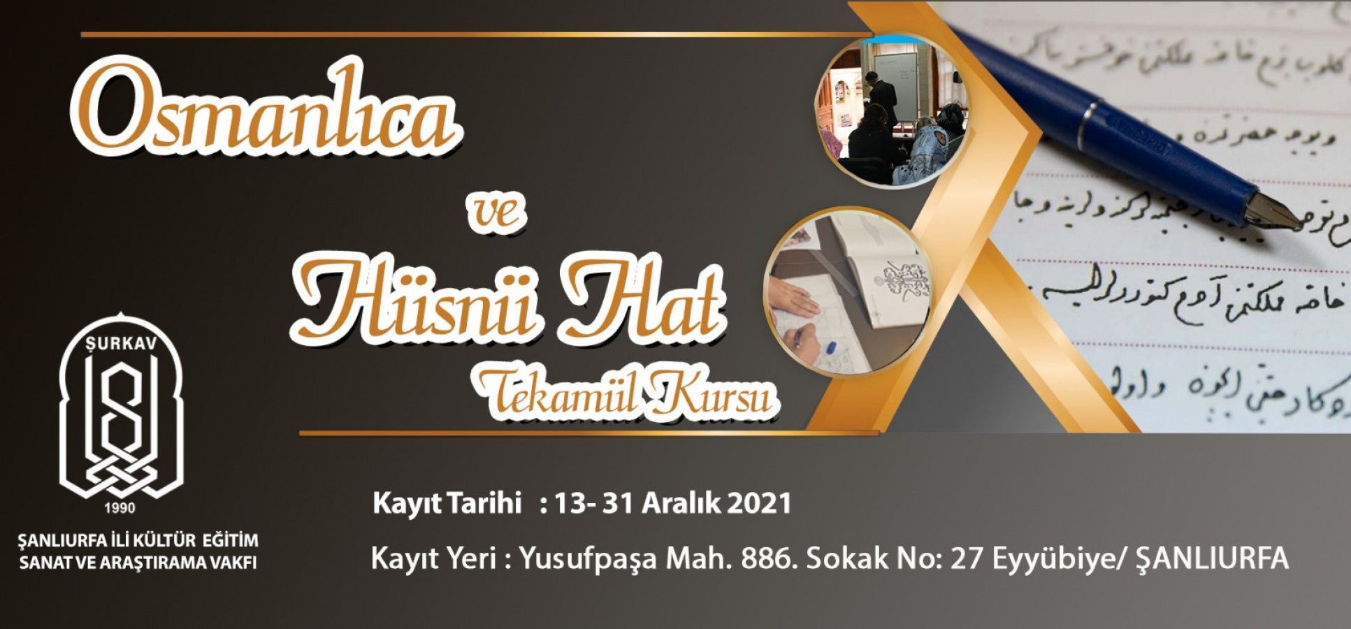 Osmanlıca ve Hüsn’ü Hat kursları başlıyor