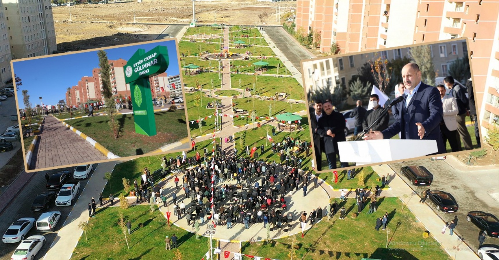 Karaköprü'de Eyüp Cenap Gülpınar Parkı hizmete açıldı