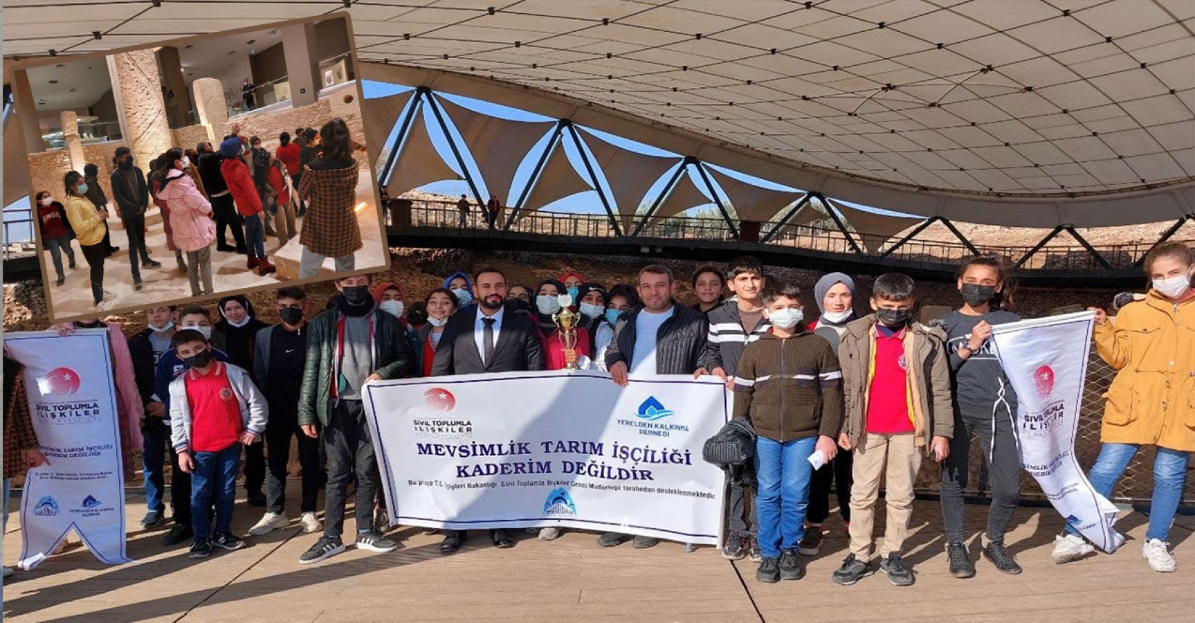 Urfa’da öğrenciler tarihi yerleri gezdi