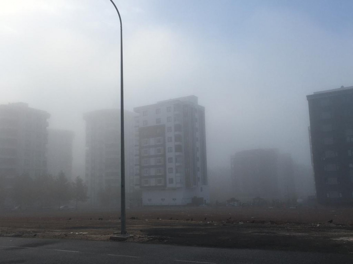 Şanlıurfa'da sabah saatlerinde sis etkili oldu