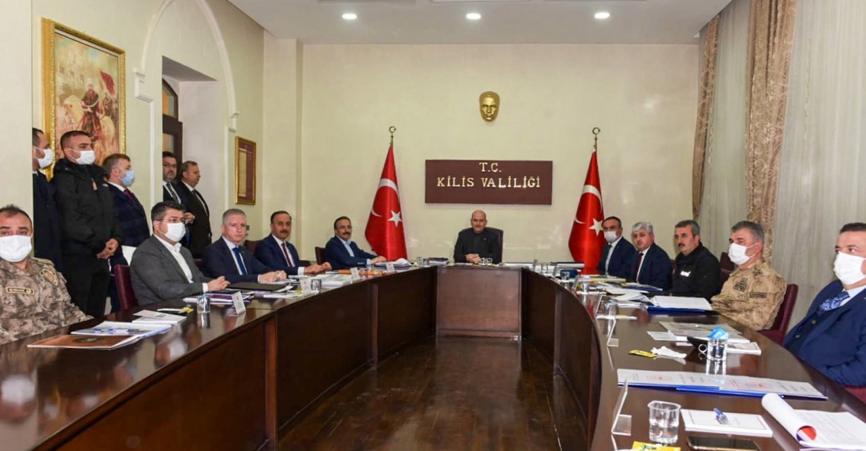 Vali Erin, Kilis'te güvenlik toplantısına katıldı