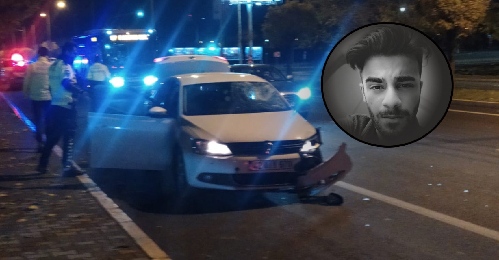 Otomobilin çarptığı genç, yaşam mücadelesini kaybetti