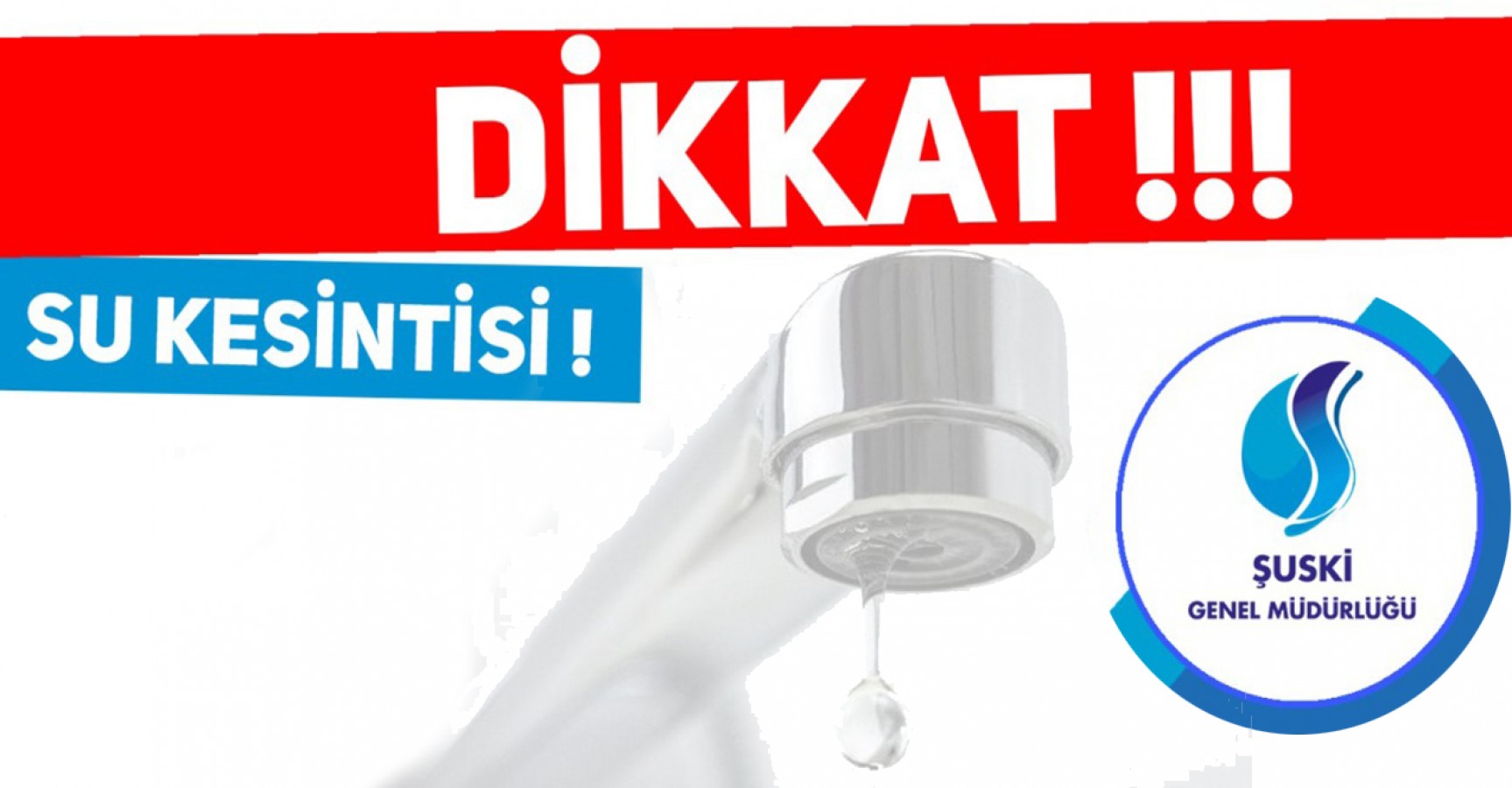 Şanlıurfa'da 3 mahallede saatlerce su kesintisi yaşanacak!