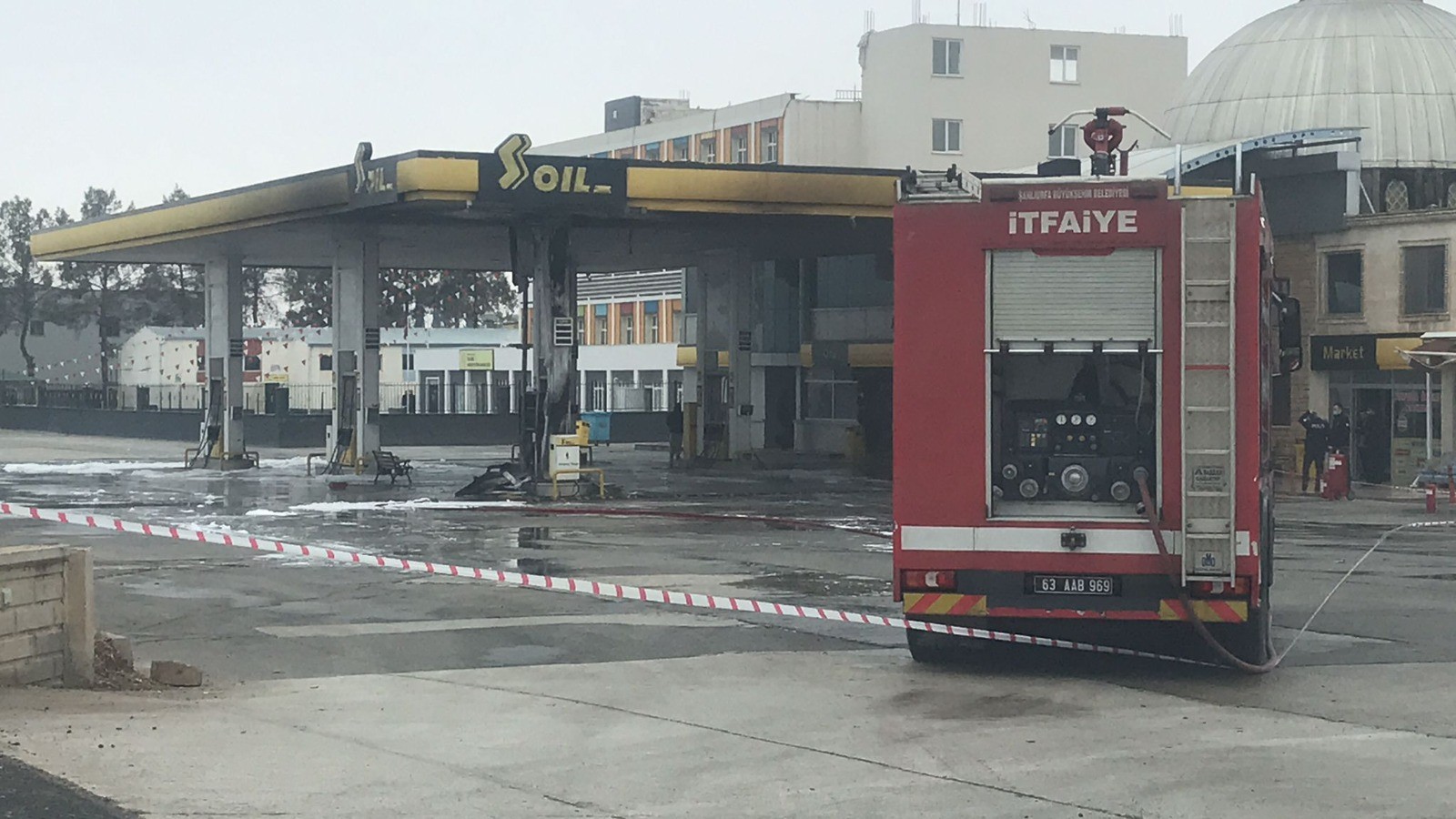 Akaryakıt istasyonunda faciadan dönüldü! (-EK)
