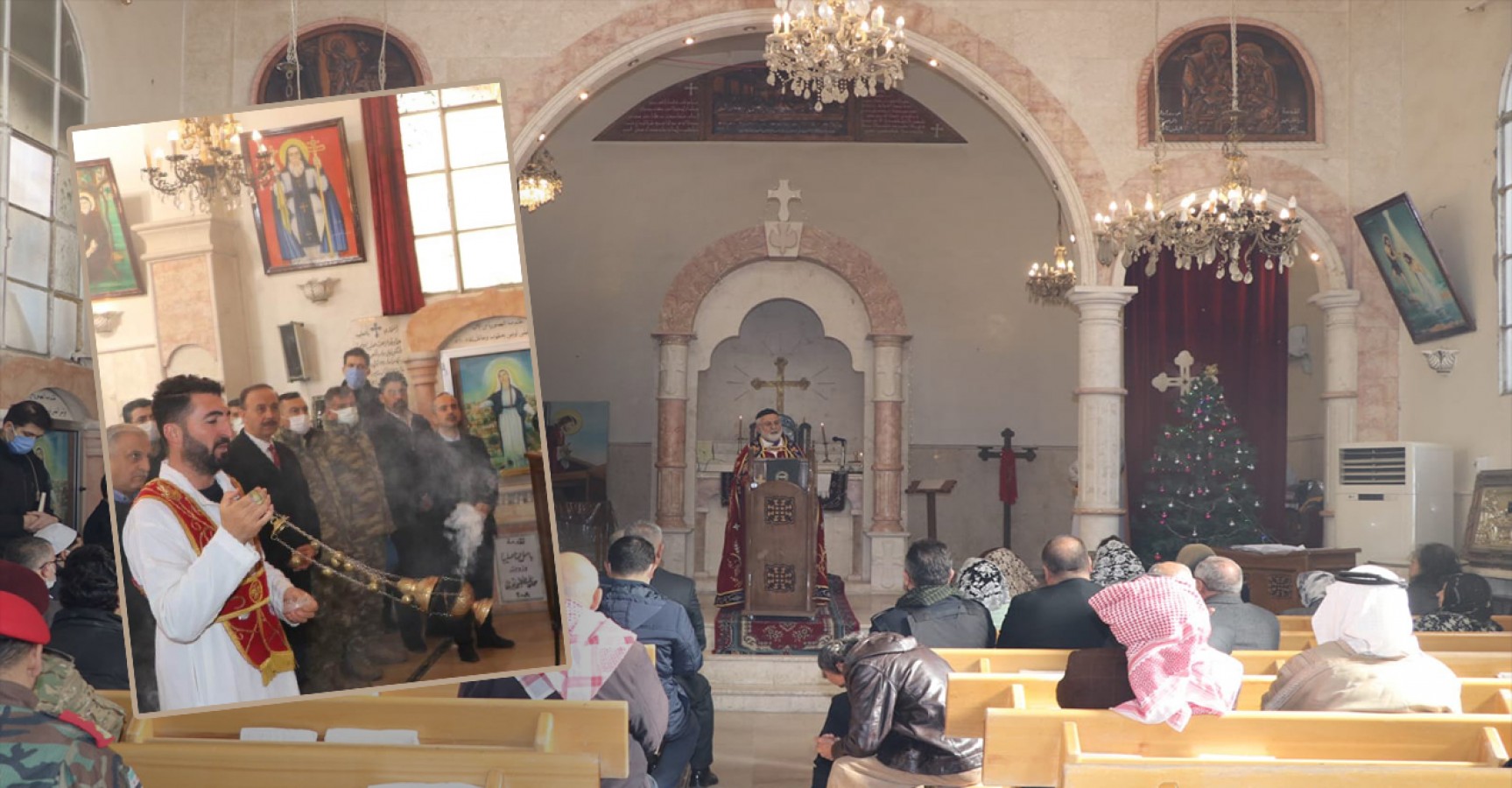 Resulayn’daki Süryaniler Noel’i Kutladı