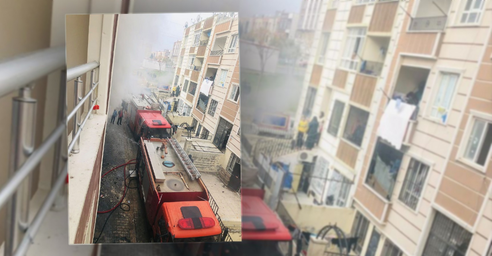 Evi bir anda alevler sardı!