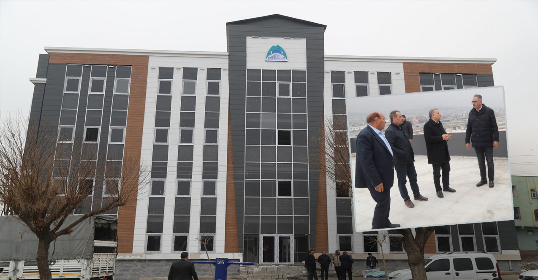 Eyyübiye’de gençlik merkezinin inşası tüm hızla devam ediyor
