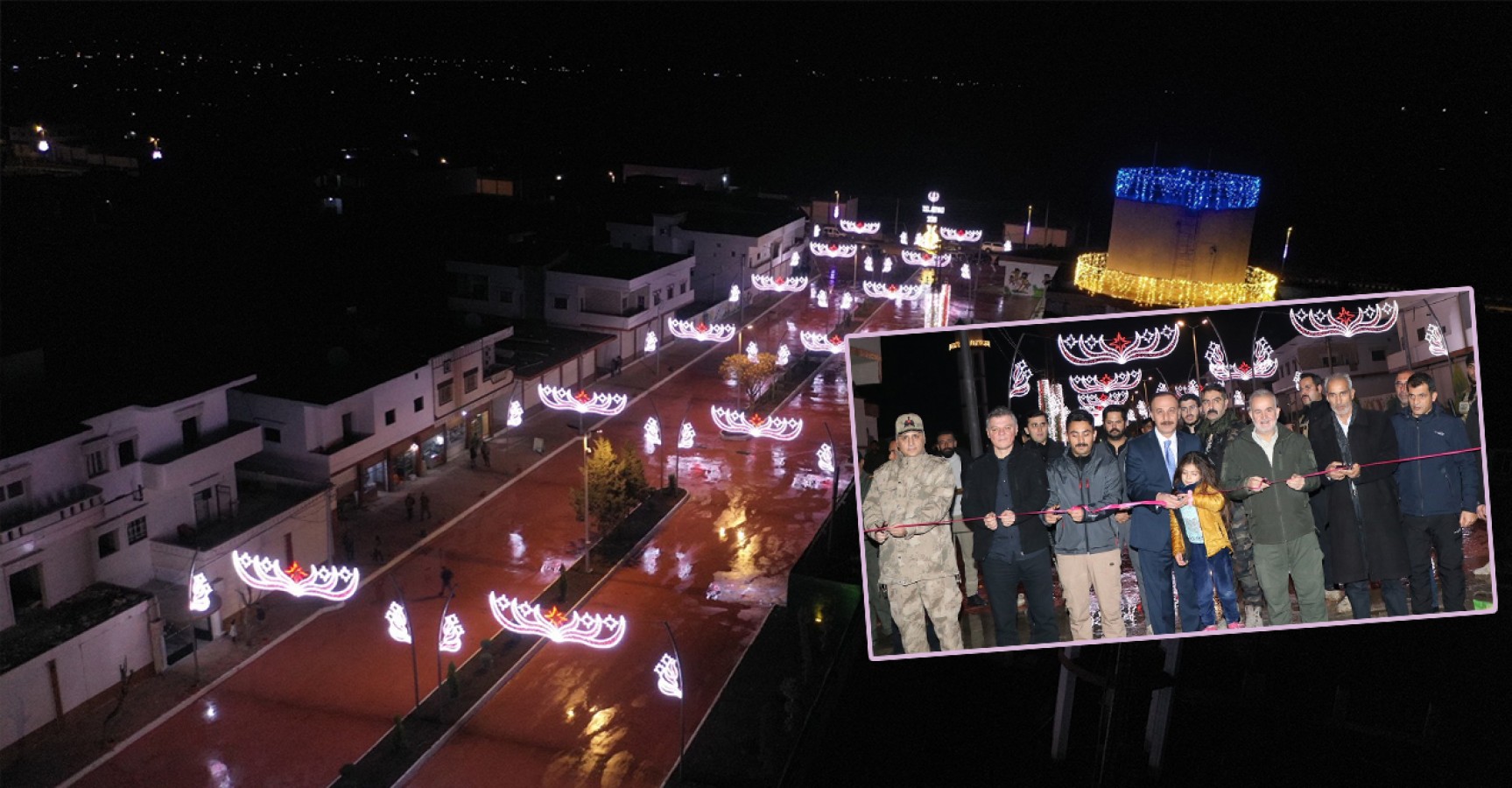 Tel Abyad'da Barış Pınarı Caddesi hizmete açıldı