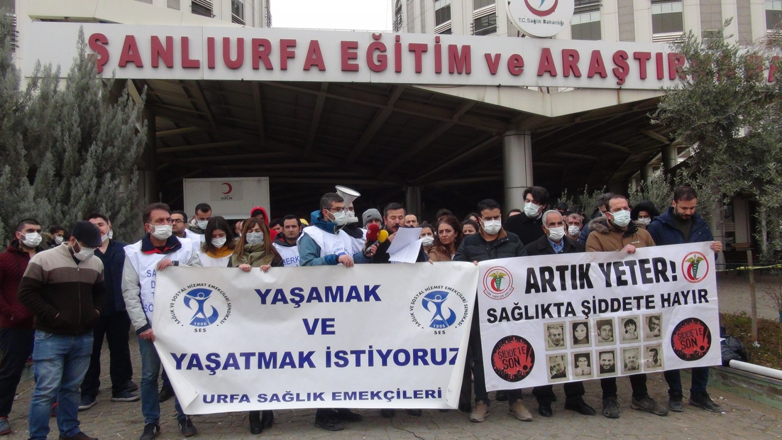 Şanlıurfa'da sağlıktaki şiddet vakalarına tepki!