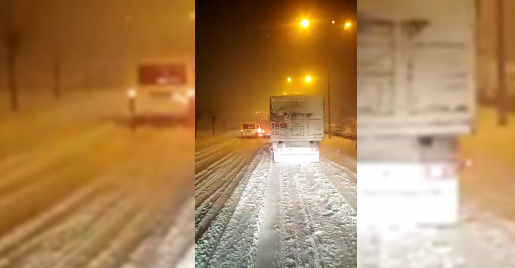 Kar yağışı, kazalar... Onlarca araç mahsur kaldı!