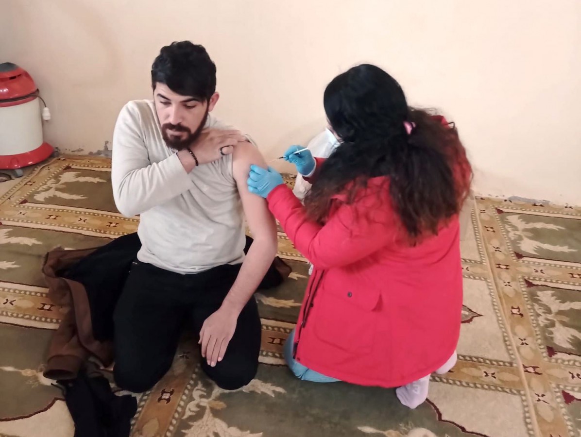 Viranşehir’de onlarca ekiple aşı çalışması