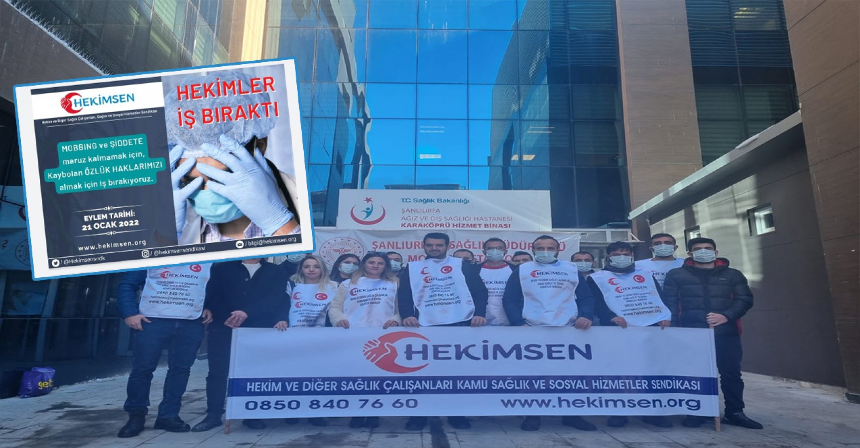 Urfa’da hekimler iş bıraktı