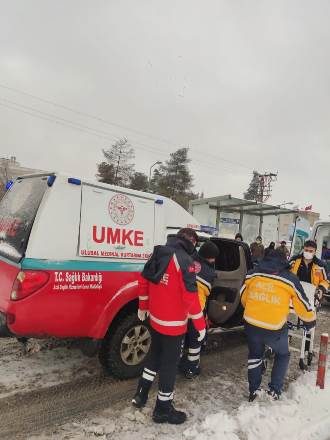 Şanlıurfa’da sağlık çalışanlarının zorlu kış mesaisi