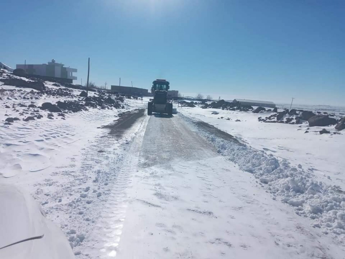 Başkan Ekinci yol açma çalışmalarını inceledi