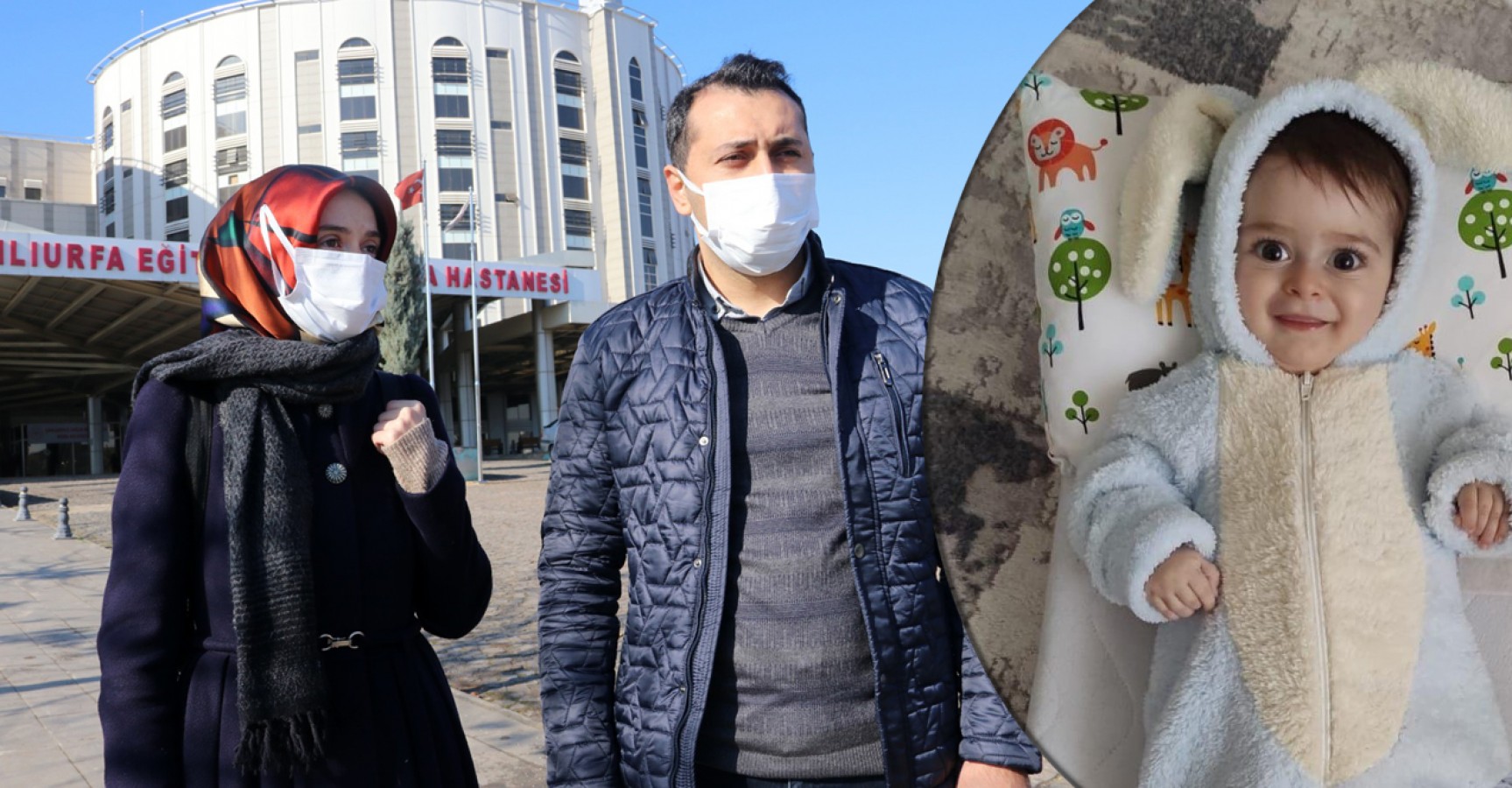Urfa'da bir bebek 'yaşamak için' yardım bekliyor