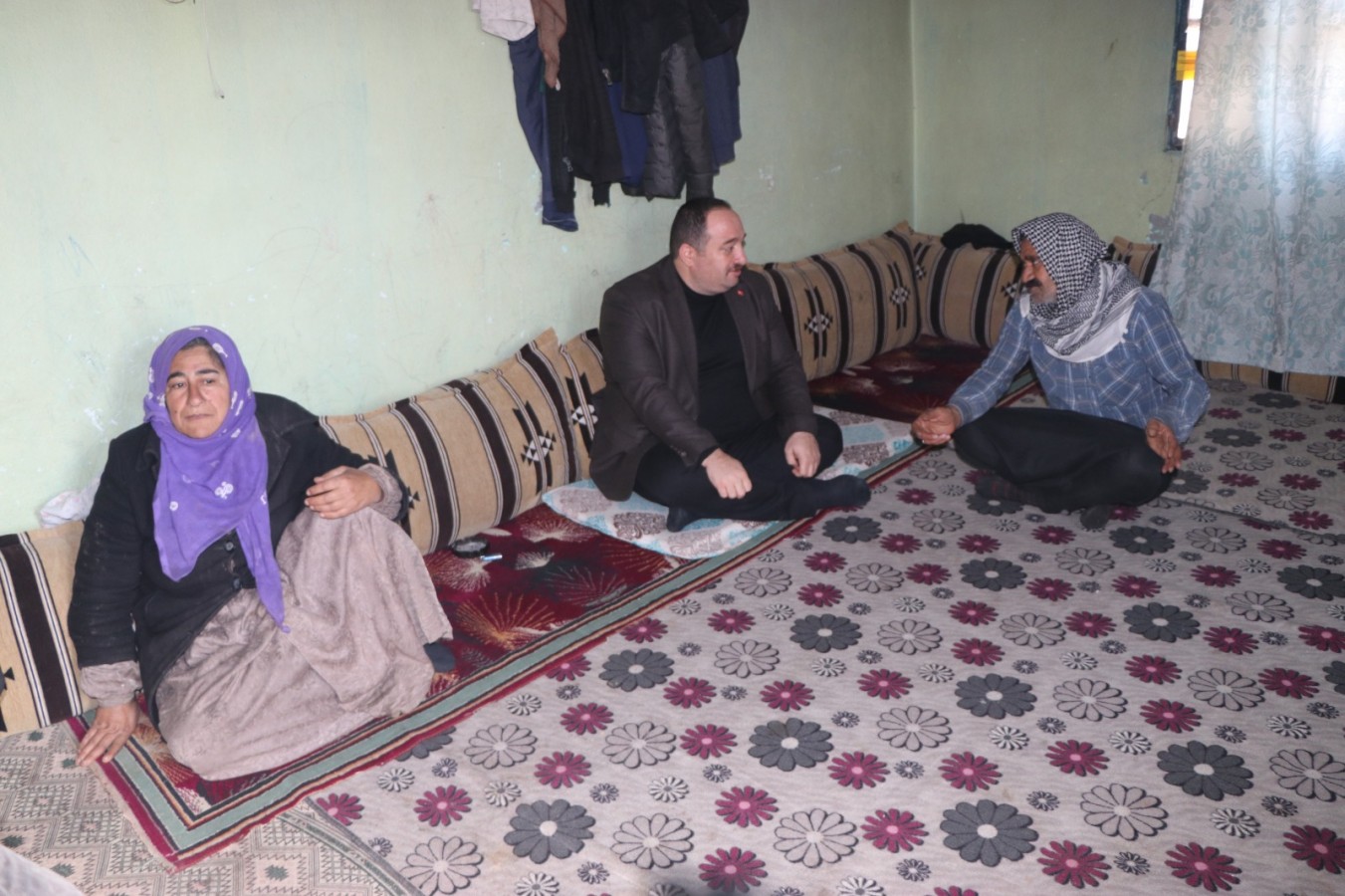 Başkan Ekinci’den mağdur aileyi yalnız bırakmadı