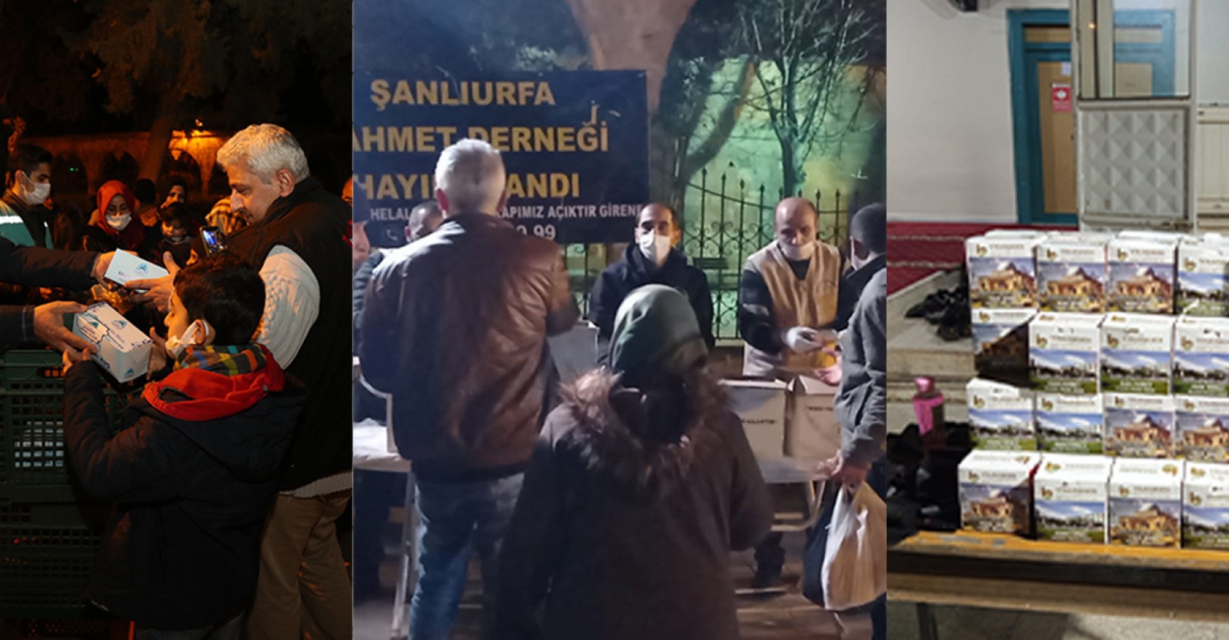 Regaip Kandili gecesinde vatandaşlara lokum ikram edildi