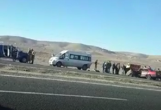 Urfa-Adıyaman yolunda kaza!