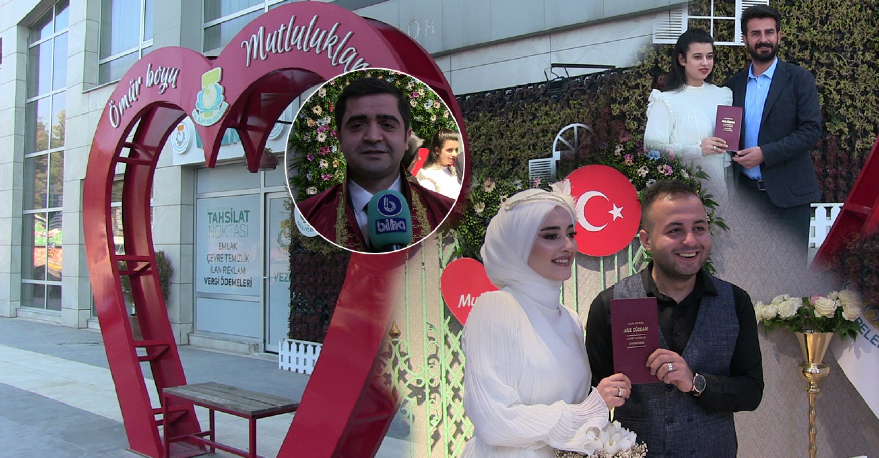 Evlenmek için 14 Şubat’ı seçtiler