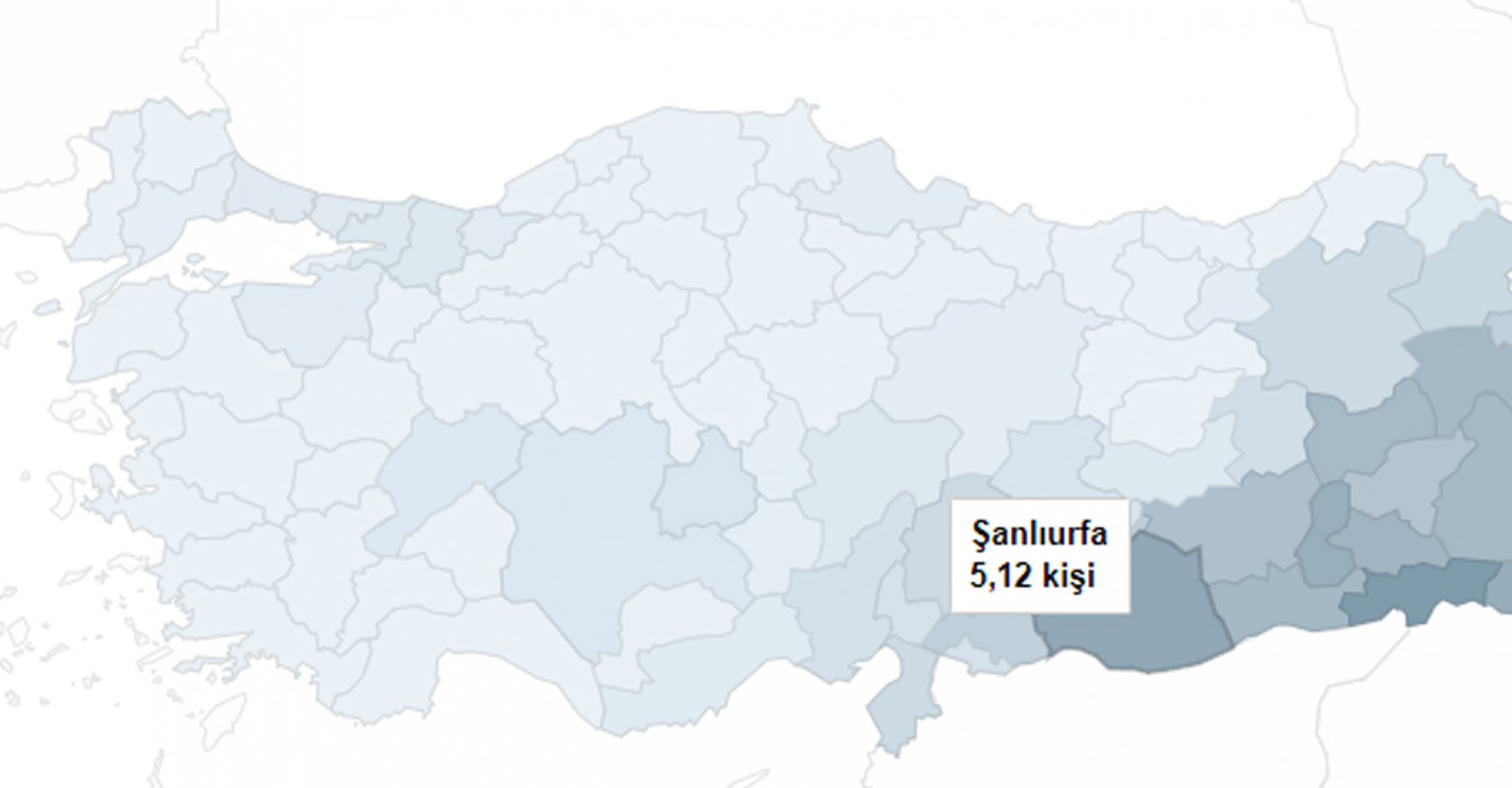 Şanlıurfa da en külfetli (kalabalık) aileler listesinde