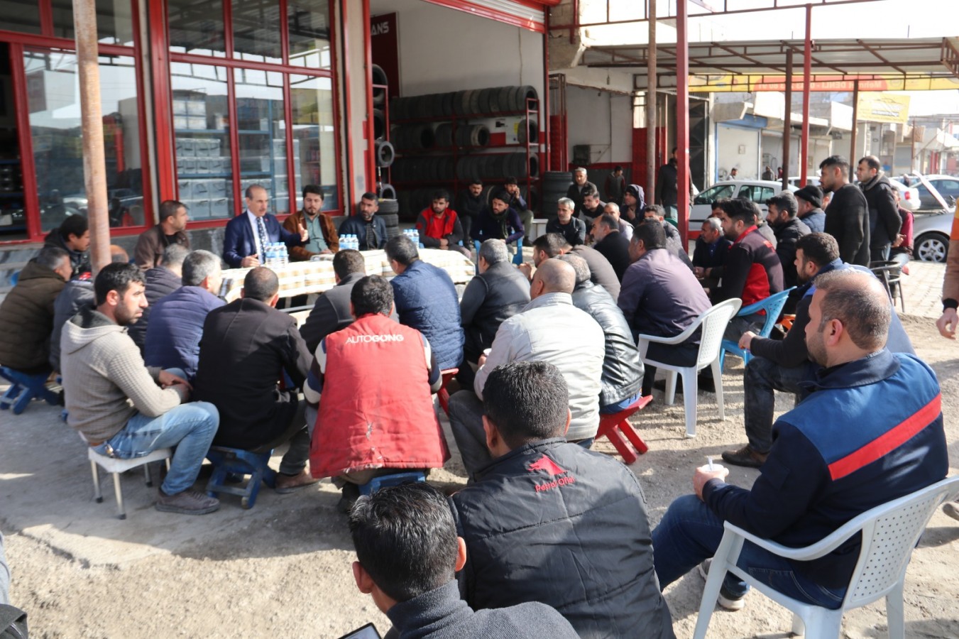 Yalçınkaya sanayi esnafının taleplerini dinledi