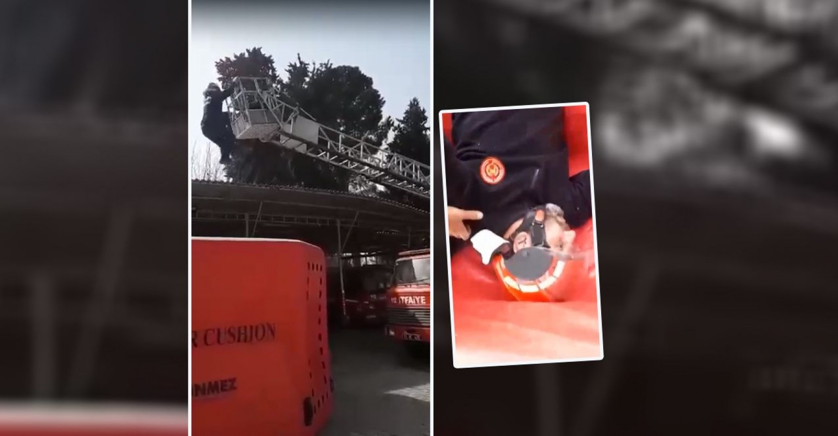 Yaralanan itfaiye erinin sağlık durumuna ilişkin açıklama