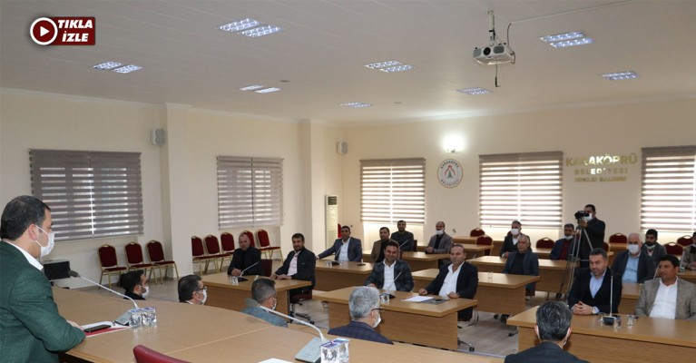Baydilli müteahhitlerle istişarede bulundu