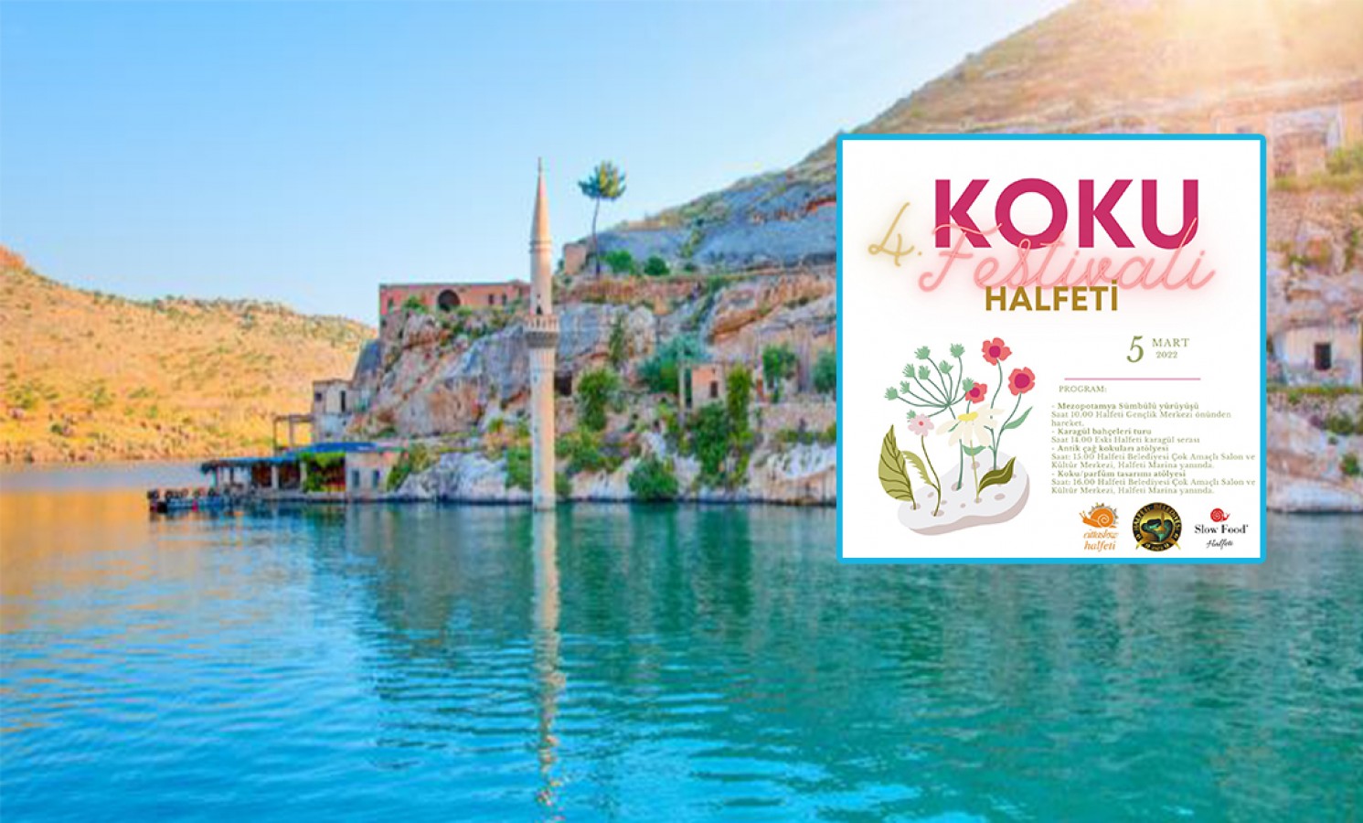 Halfeti, Koku Festivali’ne hazırlanıyor