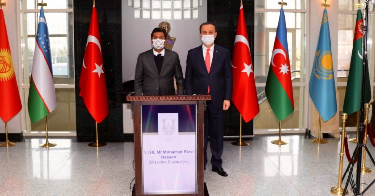 SRİ LANKA ANKARA BÜYÜKELÇİSİ'NDEN URFA VALİSİNE ZİYARET