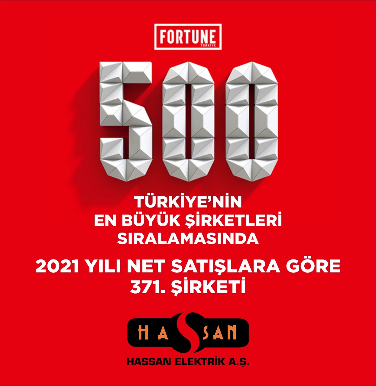 FORTUNE 500 TÜRKİYE LİSTESİNDE 371. SIRADA BİR URFALI YER ALDI