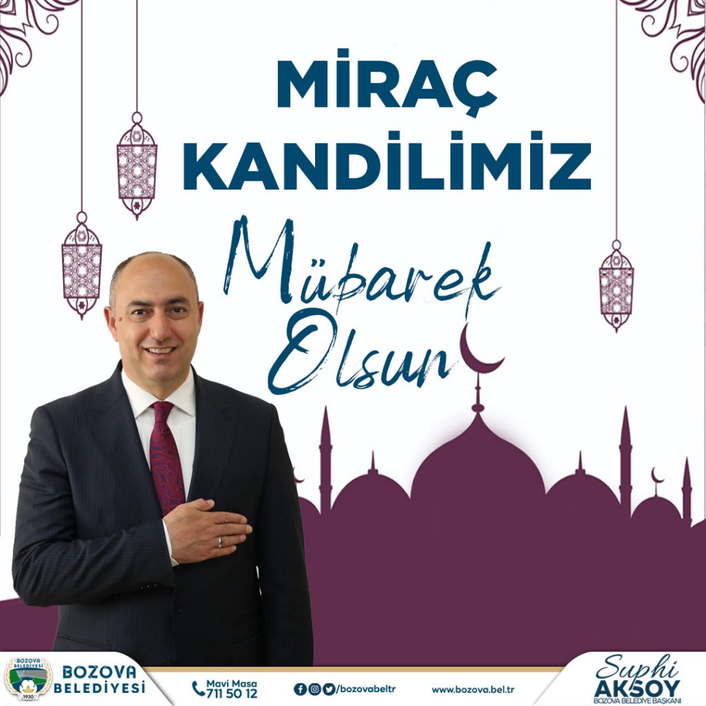 Başkan Aksoy'dan Miraç Kandili Mesajı
