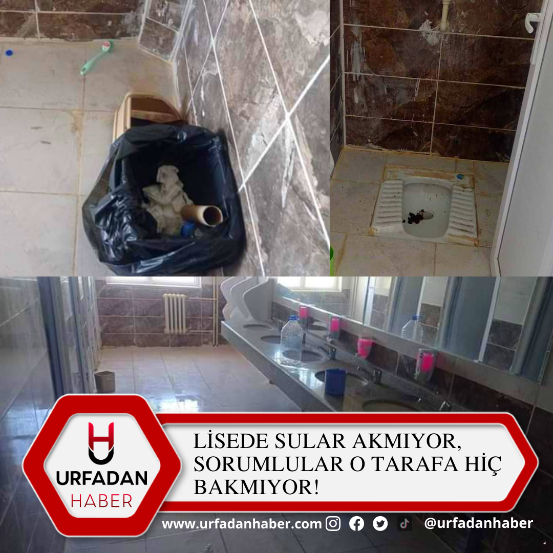 "Suyun Akmadığı Okulu Pislik Götürüyor" İddiası