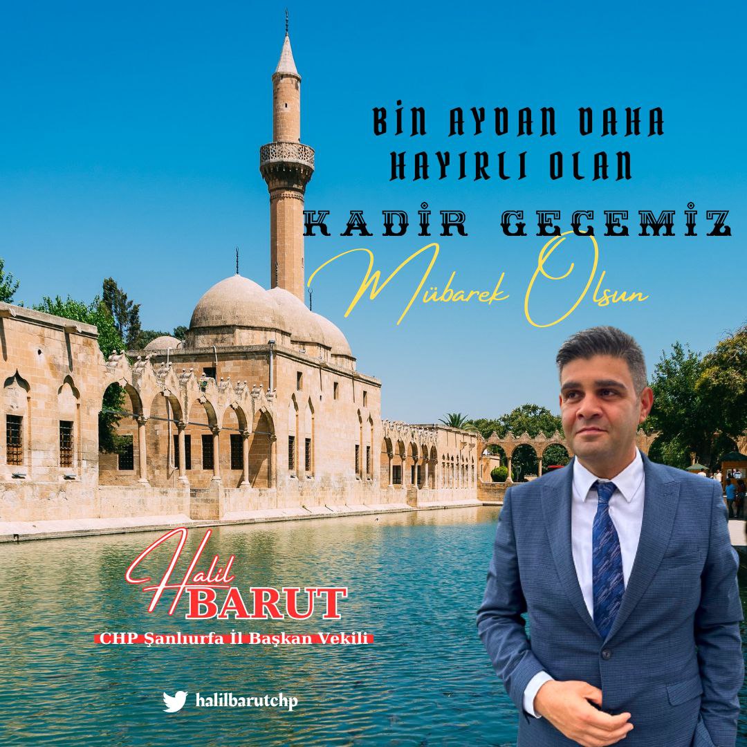 Başkan Barut'tan Kandil Mesajı