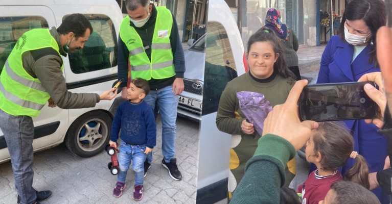 URFA'DA SEVGİLİLER GÜNÜ'NDE EN ANLAMLI HEDİYELEŞME