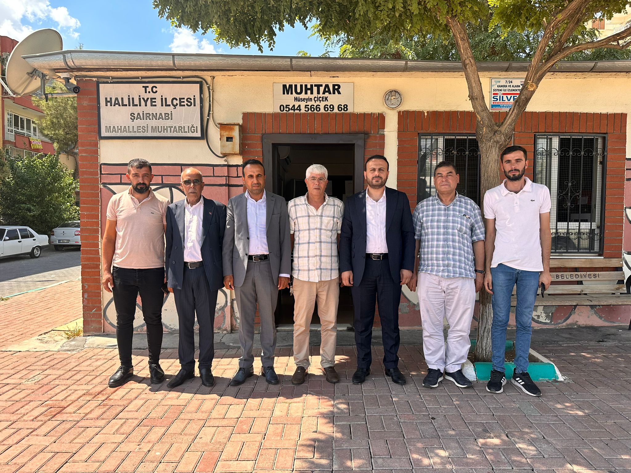 AK PARTİ HALİLİYE TEŞKİLATI MUHTAR ZİYARETLERİNİ SÜRDÜRÜYOR