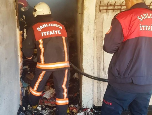 VİRANŞEHİR’DE EV YANGINI