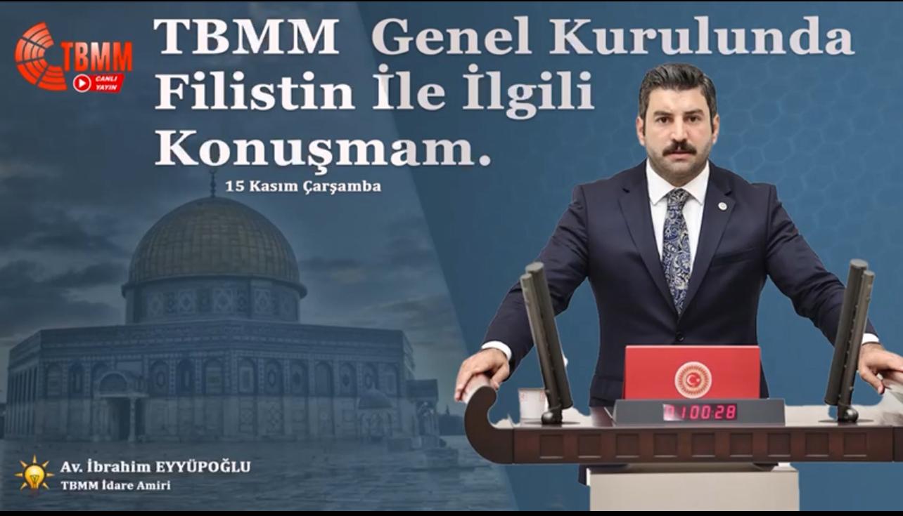 Eyyüpoğlu'ndan İsrail'e tepki dolu sözler