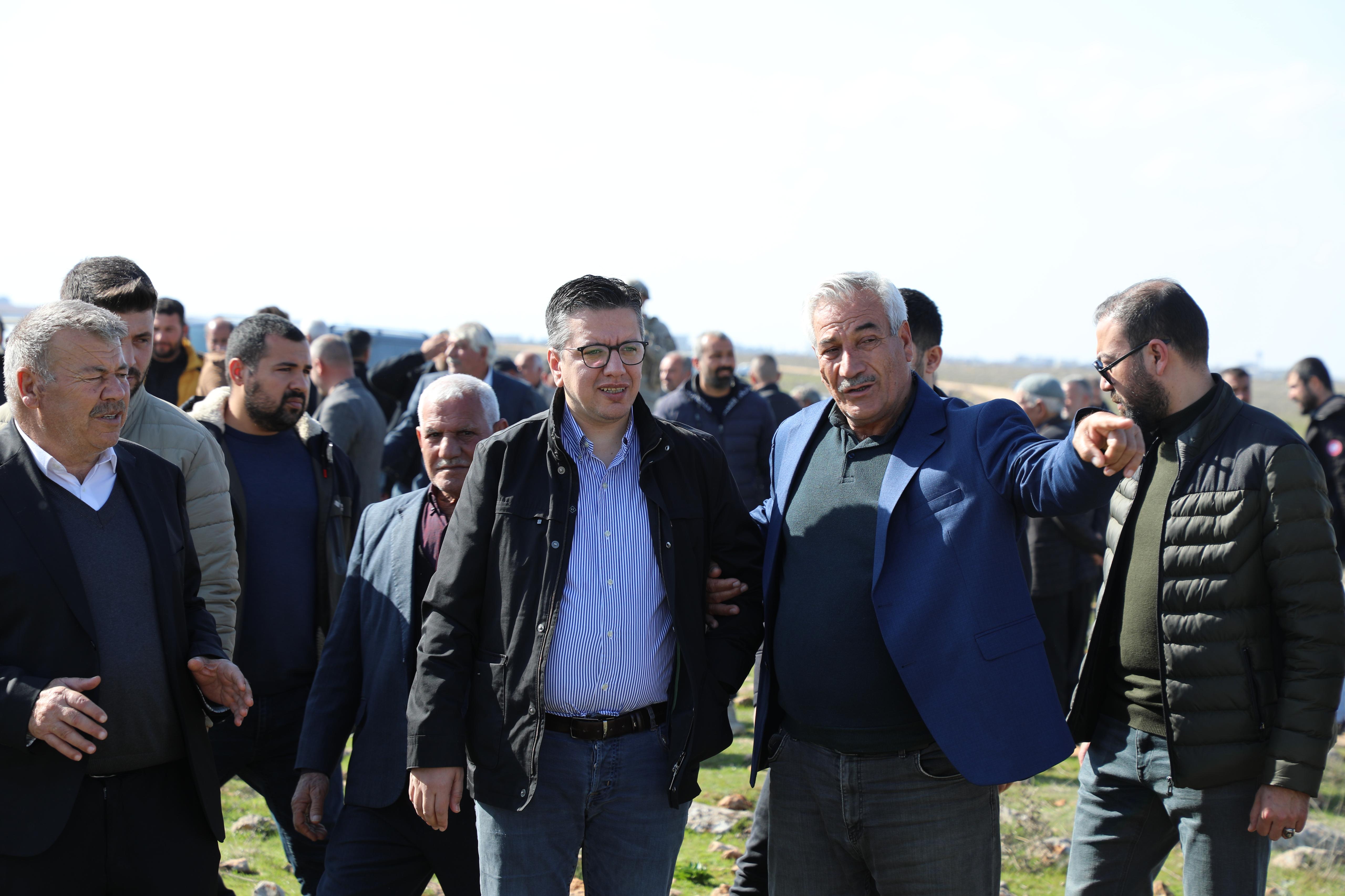 BAŞKAN ALBAYRAK MERA VE HAYVANCILIK KONUSUNDA BÖLGENİN KALKINMASI İÇİN SAHADA...