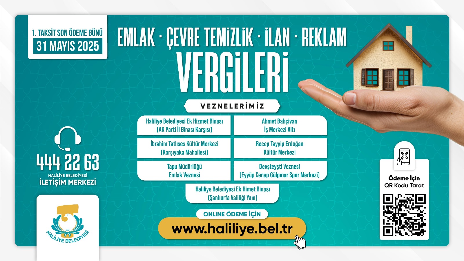 Haliliye Belediyesi Duyurdu