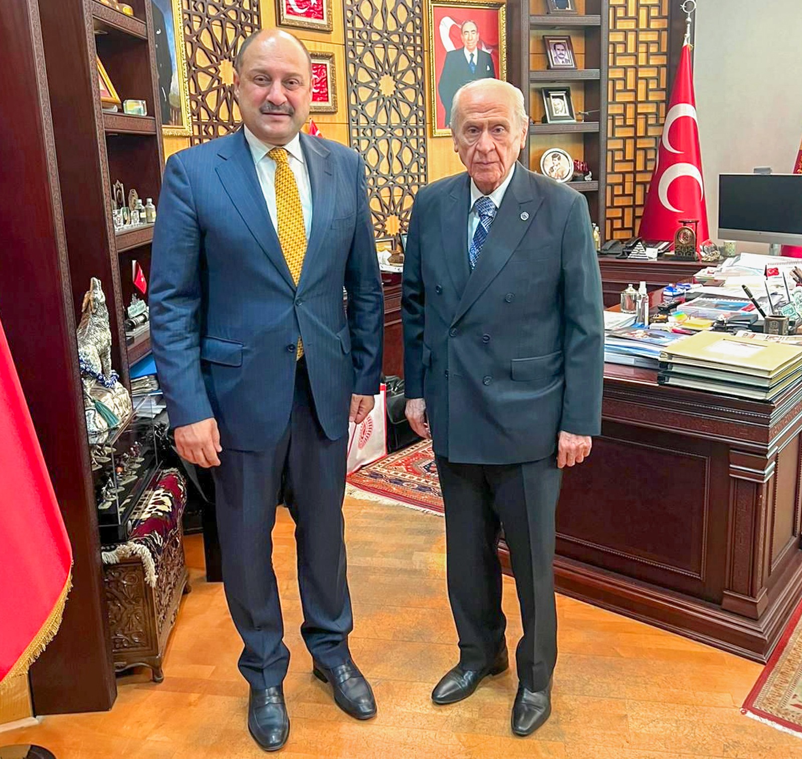 BAŞKAN GÜLPINAR’DAN MHP GENEL BAŞKANI DEVLET BAHÇELİ’YE ZİYARET