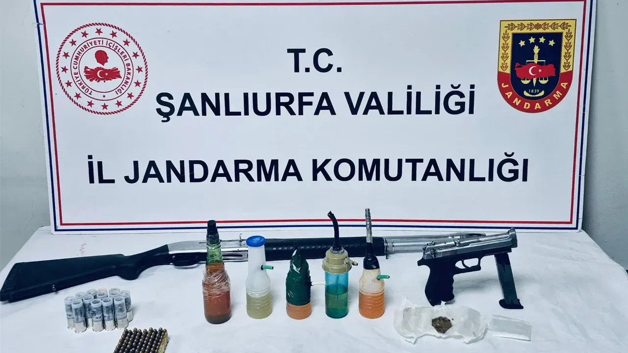 Şanlıurfa'nın ilçelerinde operasyon! Silah ve mühimmata el konuldu!
