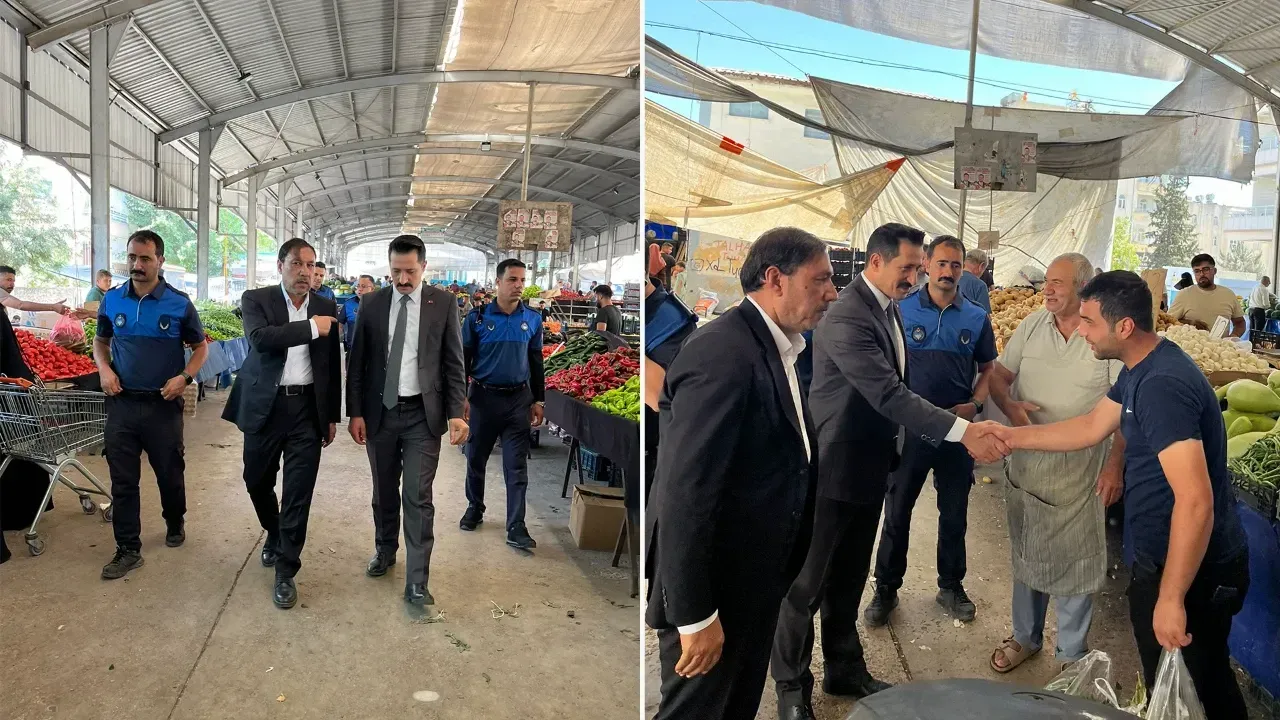 Haliliye'de zabıta etiket denetimi yaptı! Uymayana ceza kesildi!