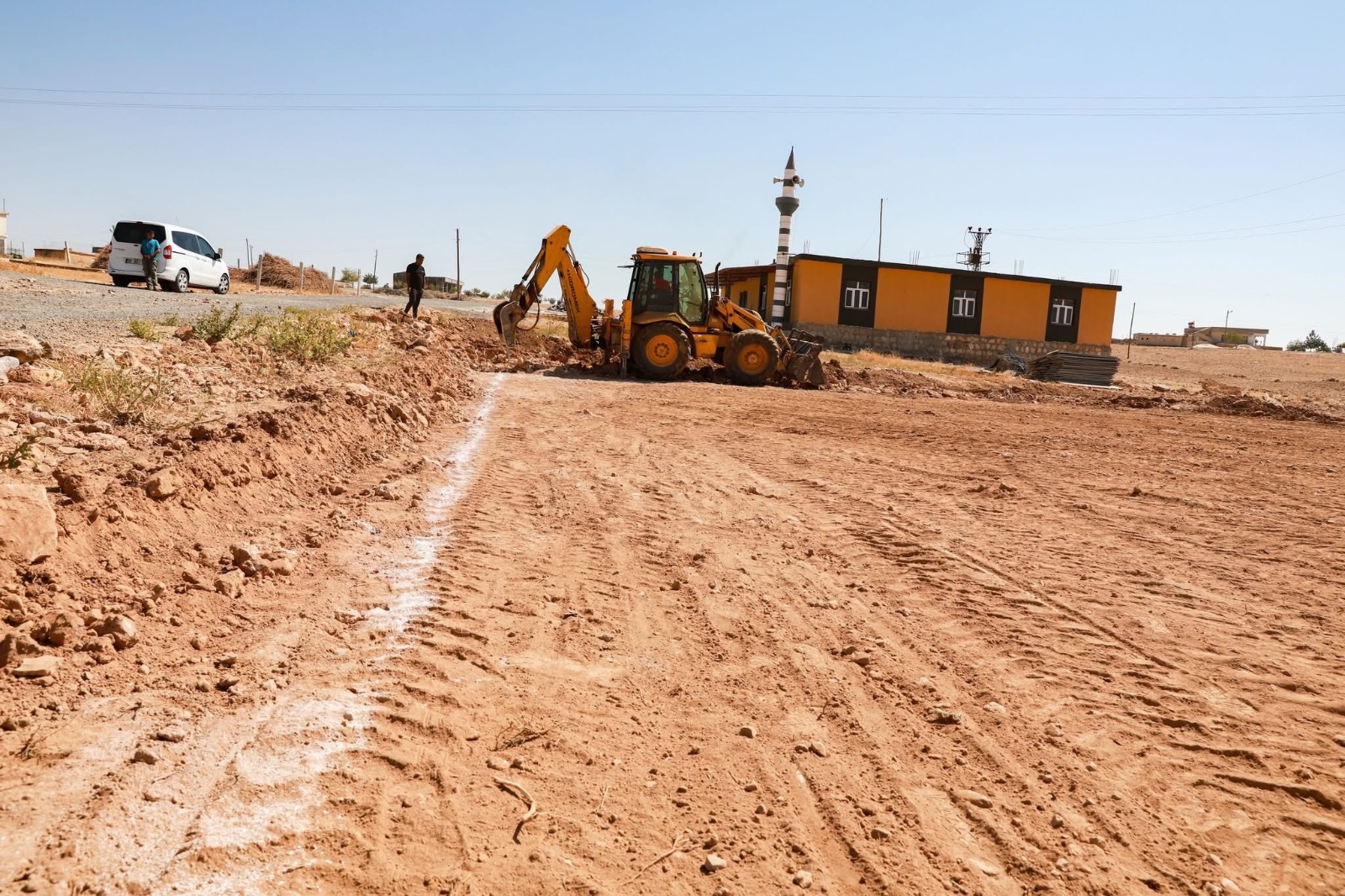 HARRAN'DA HER MAHALLEYE HALI SAHA PROJESİ HIZLA İLERLİYOR